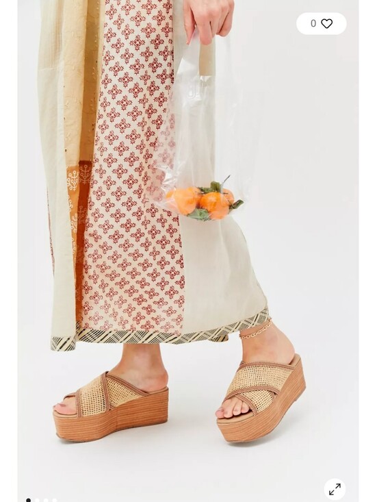 Kaanas Shoes - Kaanas Formentera Open Weave Platform Sandals Size 9